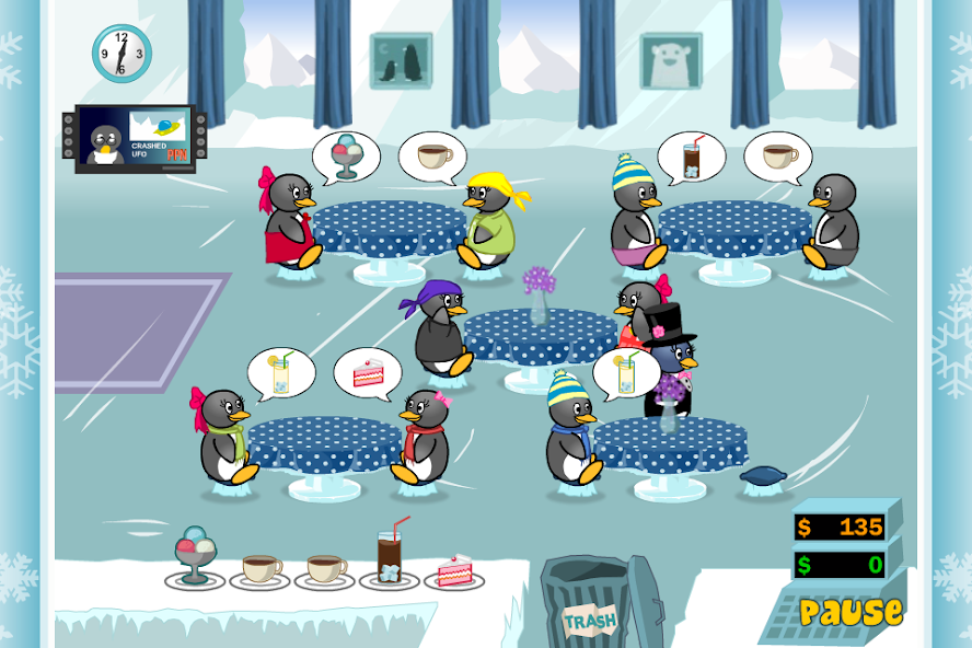 Penguin Diner 2: My Restaurant Mod  Screenshot 1