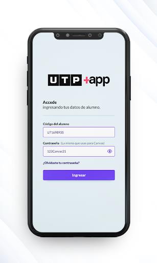 UTP+ app  Screenshot 1