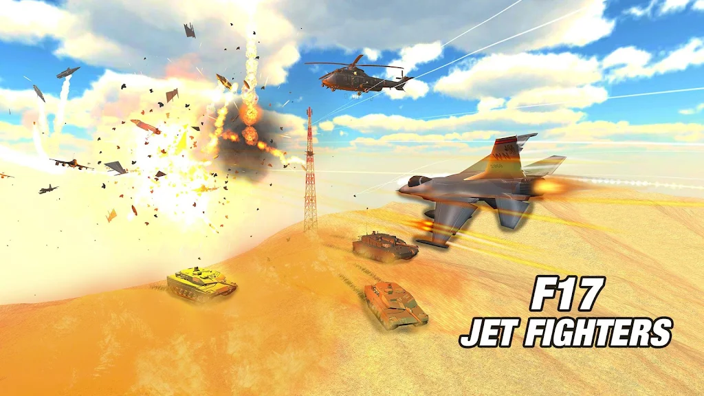 F17 Jet Fighters : Air Combat Simulator  Screenshot 1