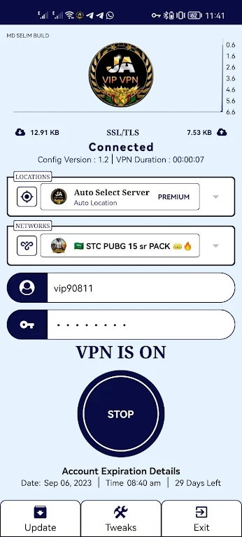 JA VIP VPN  Screenshot 3