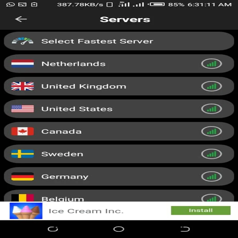 AFRICA VPN  Screenshot 3