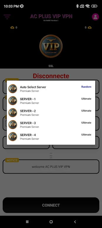 AC PLUS VIP VPN  Screenshot 2