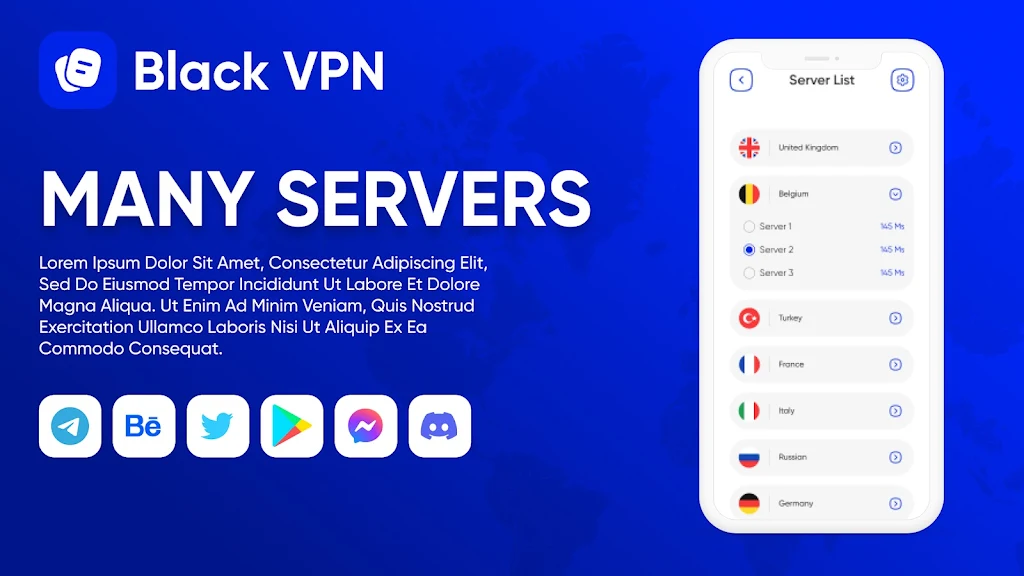 Black vpn | safe & powerfull  Screenshot 4