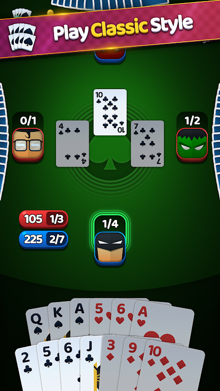 Spades Classic - Card Game  Screenshot 2