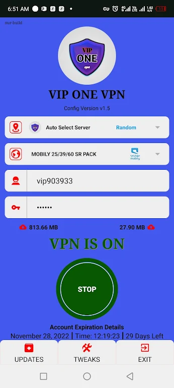 Vip One VPN  Screenshot 1