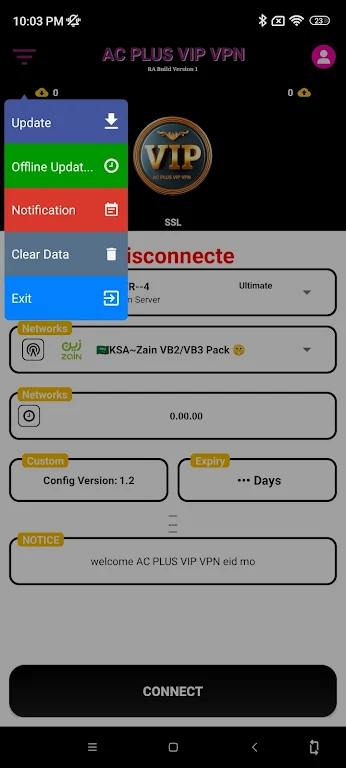 AC PLUS VIP VPN  Screenshot 1