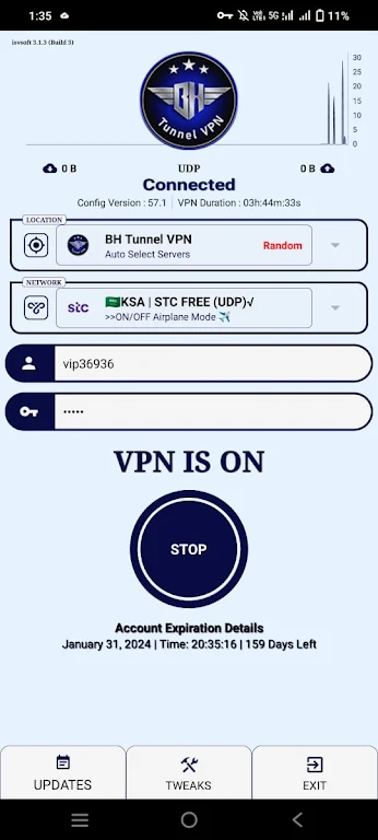 BH Tunnel VPN  Screenshot 1