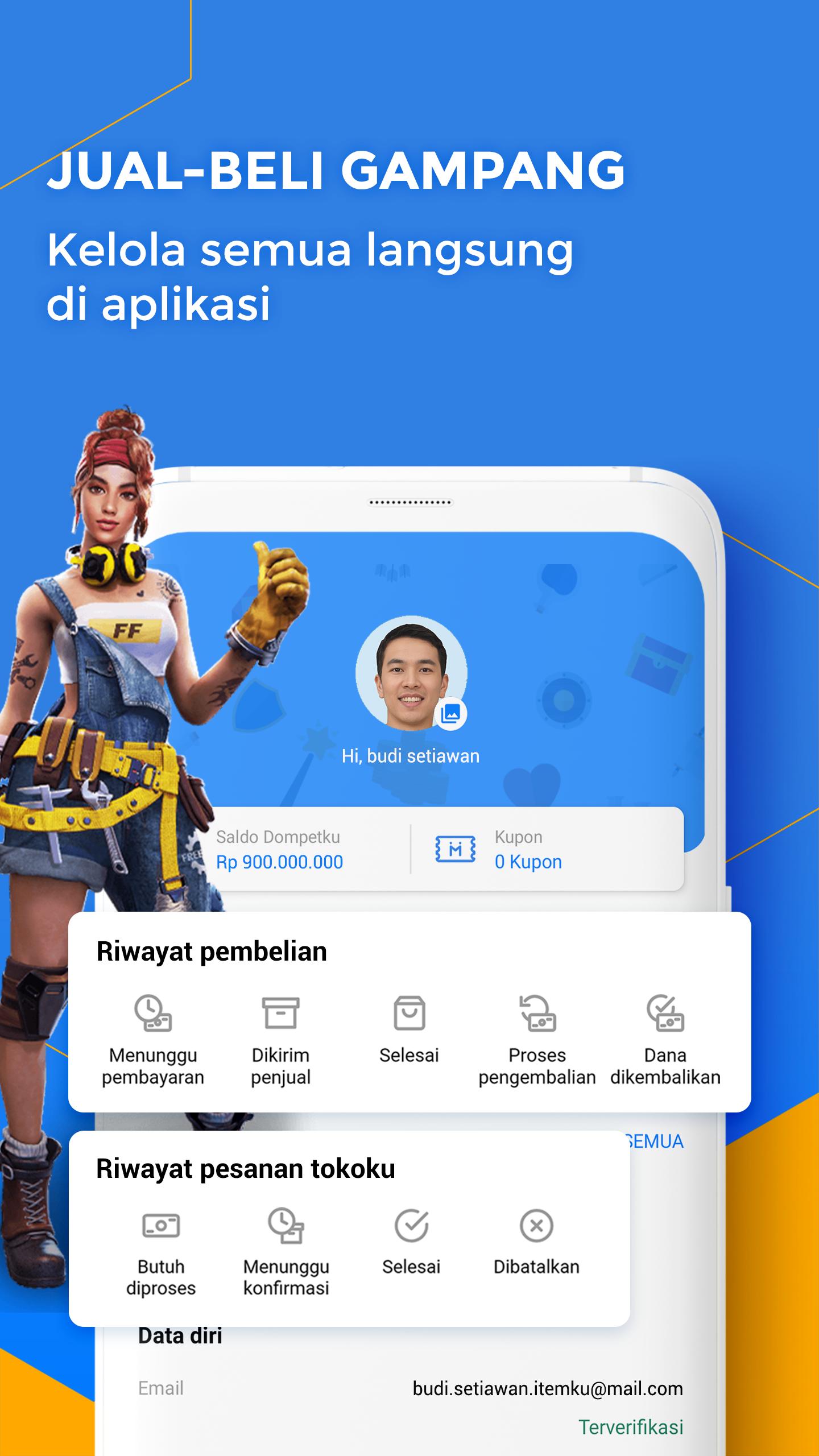 itemku - Top-up Game Termurah se-Indonesia  Screenshot 3