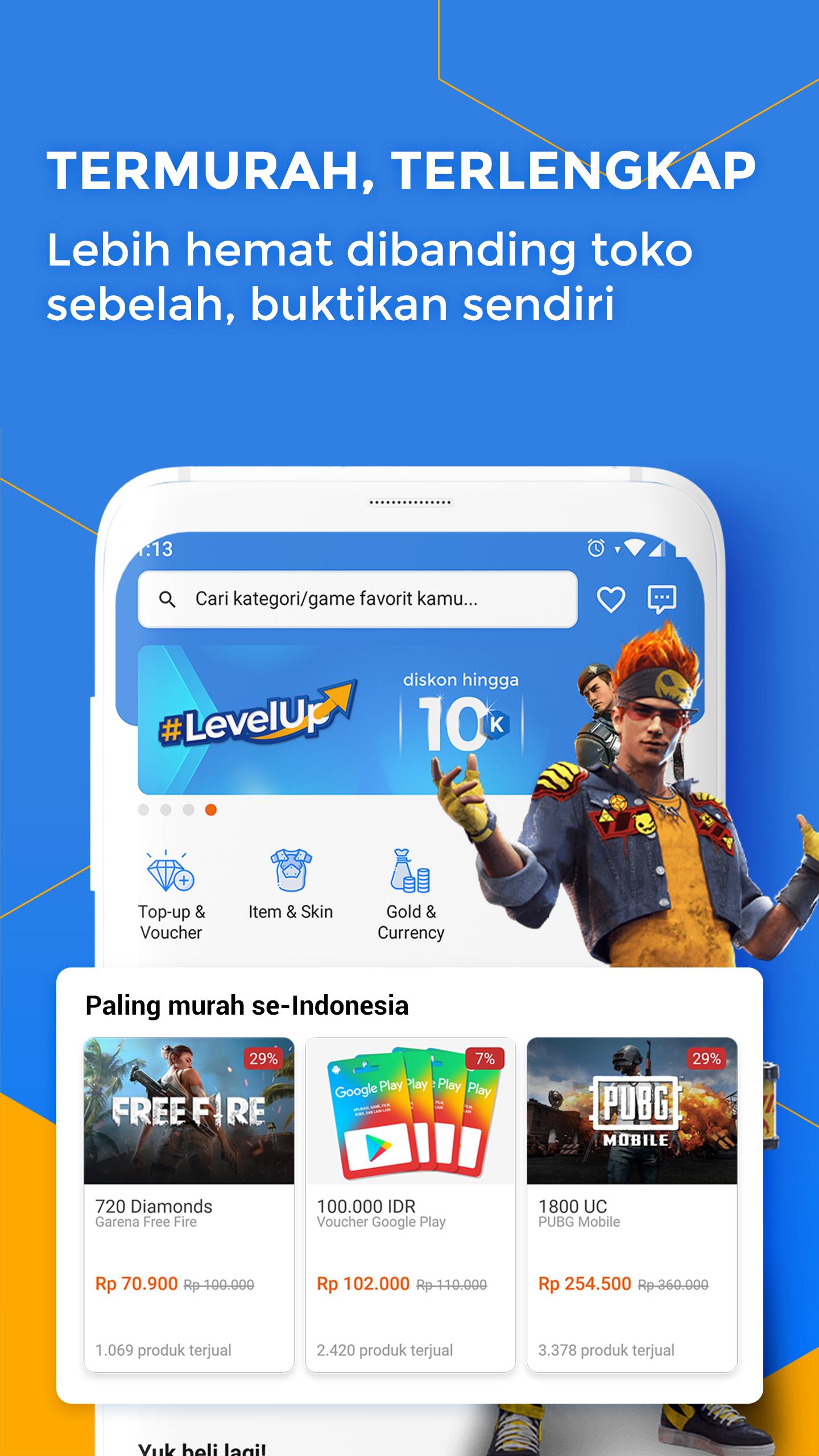 itemku - Top-up Game Termurah se-Indonesia  Screenshot 1