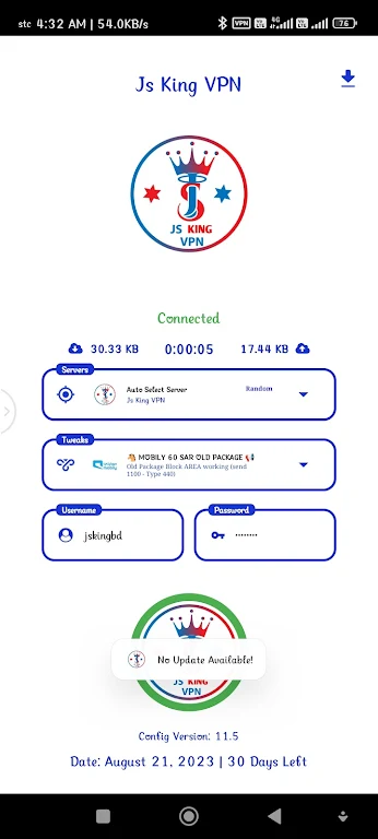 JS King VPN  Screenshot 2