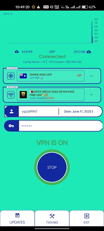 SHAKIL KING UDP - Secure VPN  Screenshot 2