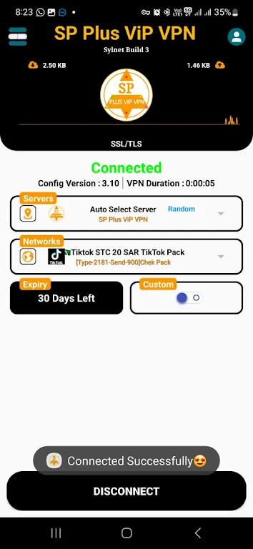 SP PLUS VIP VPN  Screenshot 4