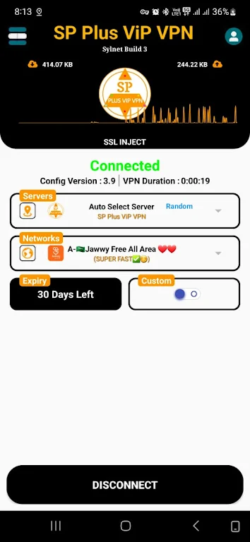 SP PLUS VIP VPN  Screenshot 3