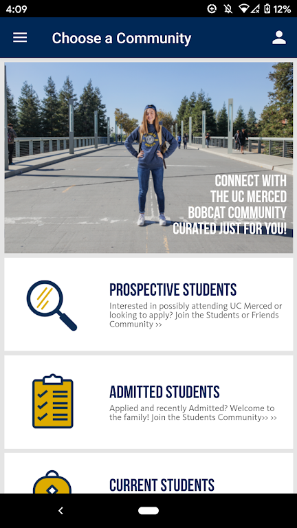 UC Merced Connect  Screenshot 2