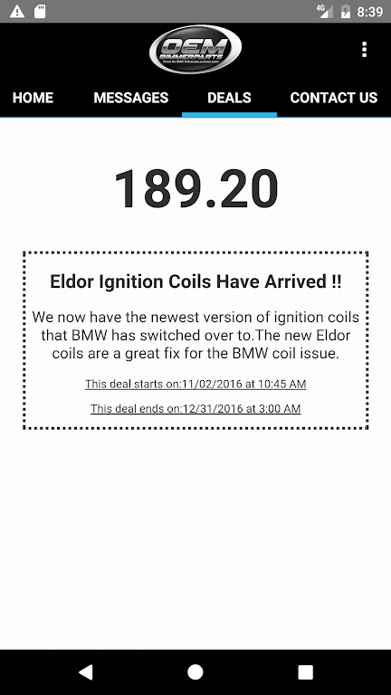 OEM Bimmer Parts  Screenshot 3