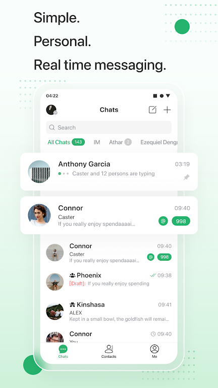 Enigma Messenger  Screenshot 1