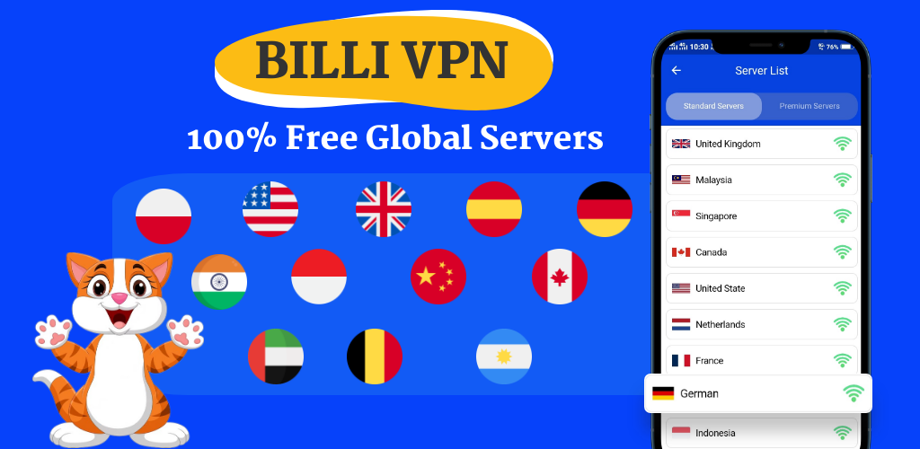 Billi VPN - Secure VPN Proxy  Screenshot 2