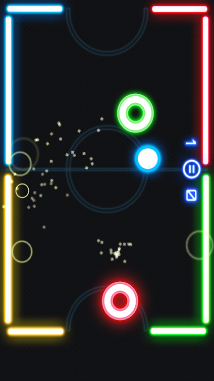 Glow Air Hockey Mod  Screenshot 2