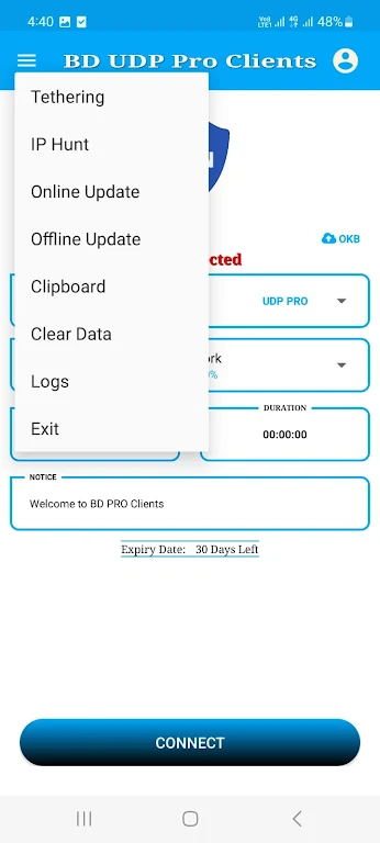 BDVPN UDP PRO Clients  Screenshot 4