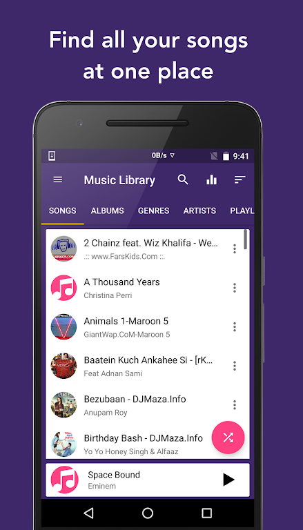 Tune Music Player : MP3 Player  Screenshot 1