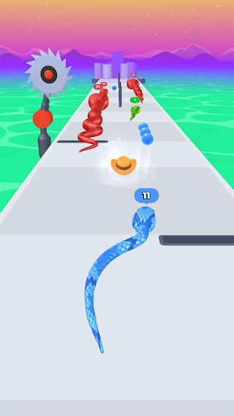 Snake Run Race・3D Running Game Mod  Screenshot 4