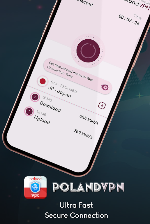 VPN Poland - get Poland ip VPN  Screenshot 1