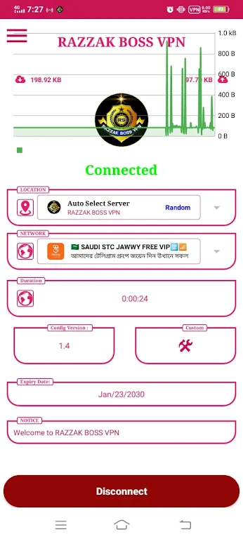 RAZZAK BOSS VPN  Screenshot 1