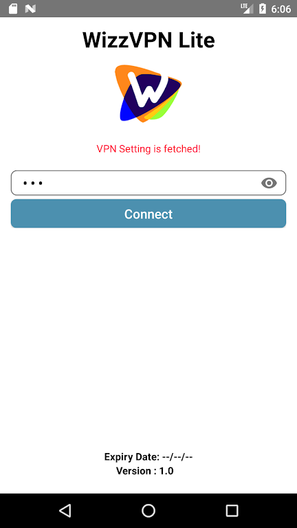 WizzVPN lite  Screenshot 1