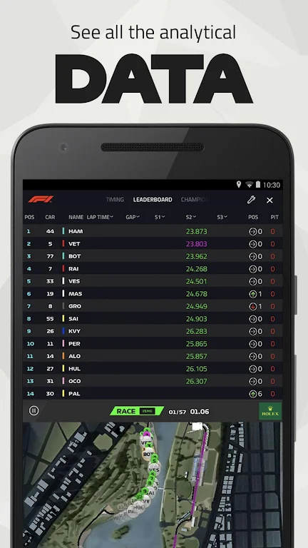 F1 Live Timing  Screenshot 2