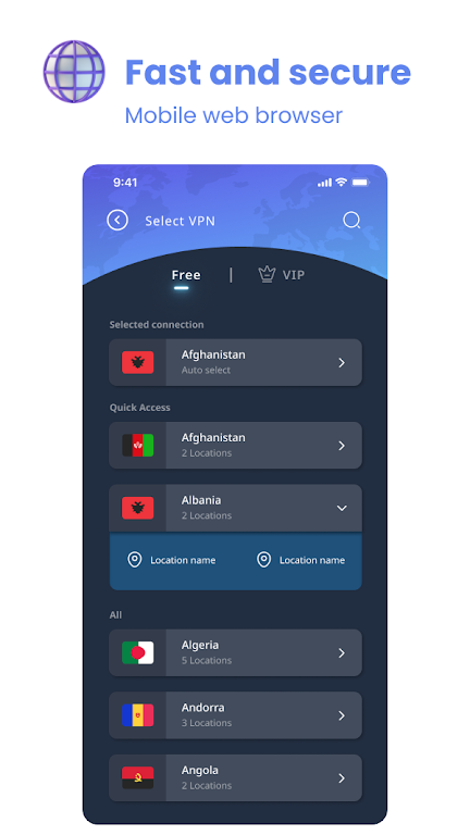 Zen VPN: Fast Secure VPN Proxy  Screenshot 1