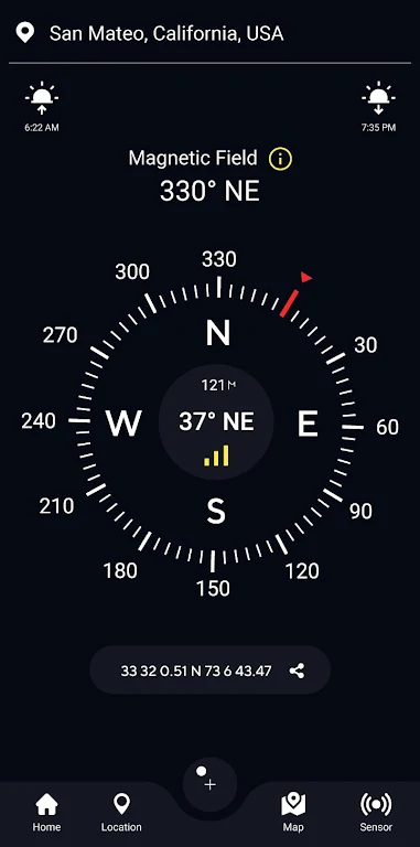 Compass - Digital Compass  Screenshot 1