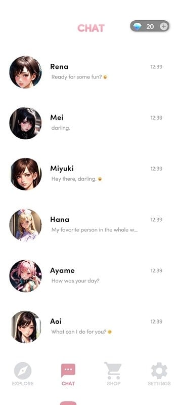 Waifu Chat  Screenshot 1