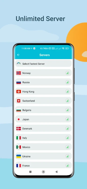 Server VPN : Fast VPN 2023  Screenshot 4