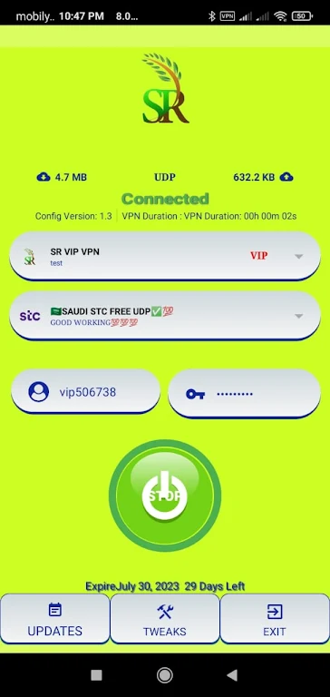 SR VIP VPN - Secure VPN  Screenshot 4