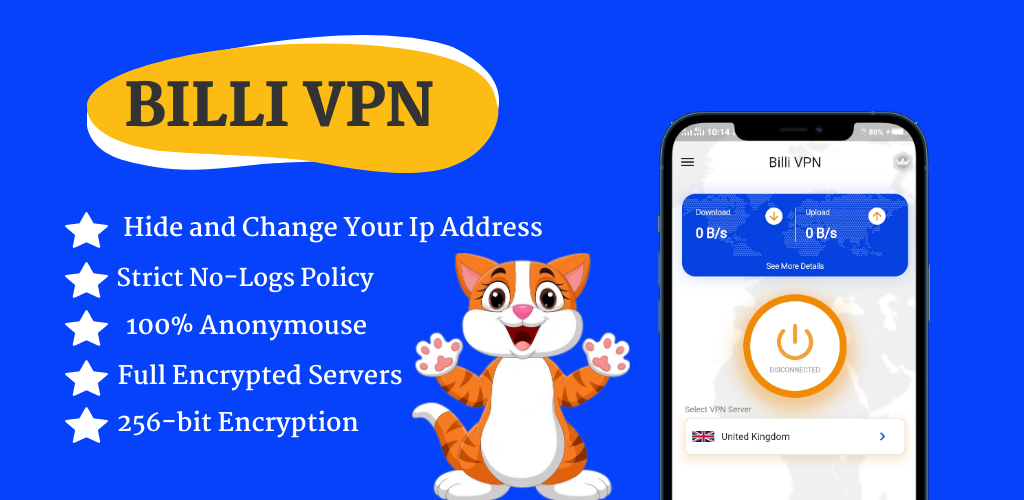 Billi VPN - Secure VPN Proxy  Screenshot 4