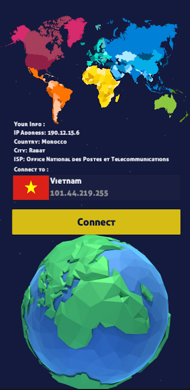 VPN Vietnam - IP for Vietnam  Screenshot 2