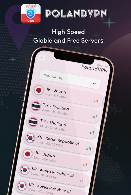 VPN Poland - get Poland ip VPN  Screenshot 4