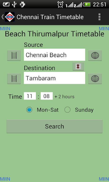 Chennai Local Train Timetable Mod  Screenshot 2