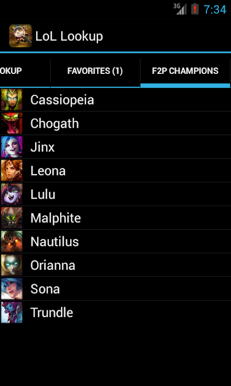 Summoner Lookup for LoL  Screenshot 3