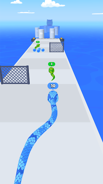 Snake Run Race・3D Running Game Mod  Screenshot 1