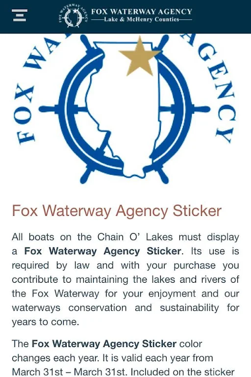 Fox Waterway Agency  Screenshot 1