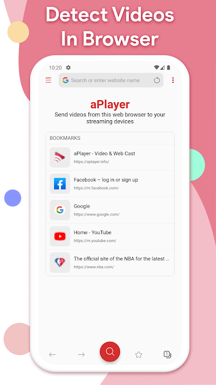 aPlayer - Video Play, Web Cast  Screenshot 1