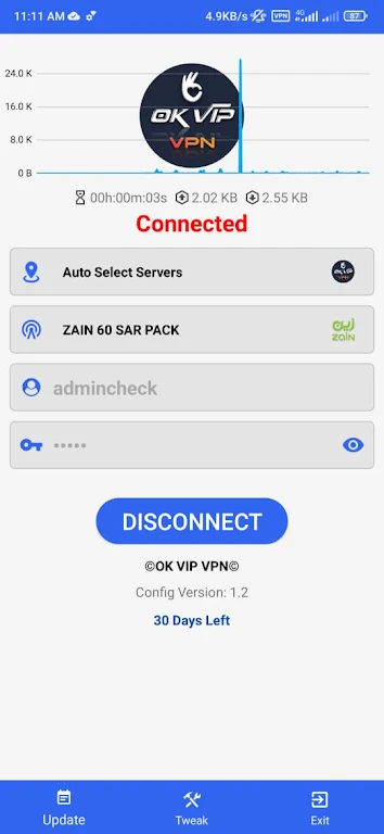 OK VIP VPN  Screenshot 1