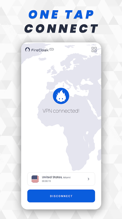 Secure VPN by FireCloak  Screenshot 1