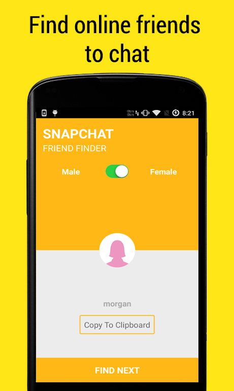 Friend finder for Snapchat  Screenshot 1