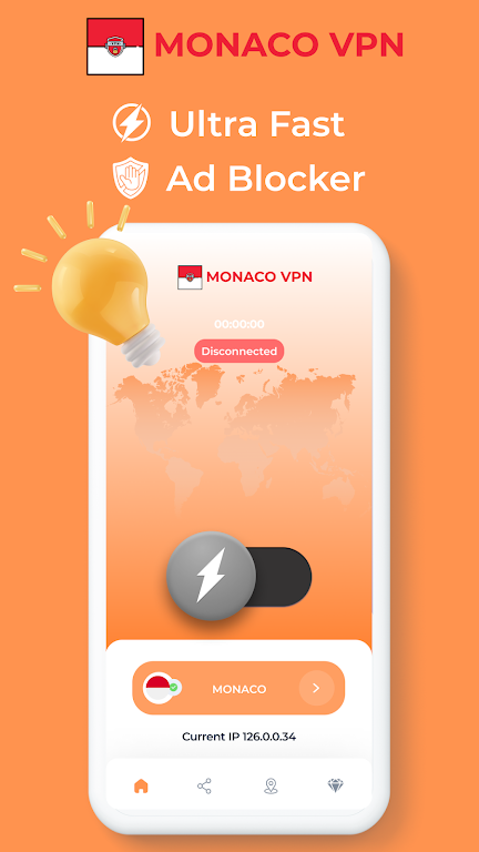 Monaco VPN - Private Proxy  Screenshot 2