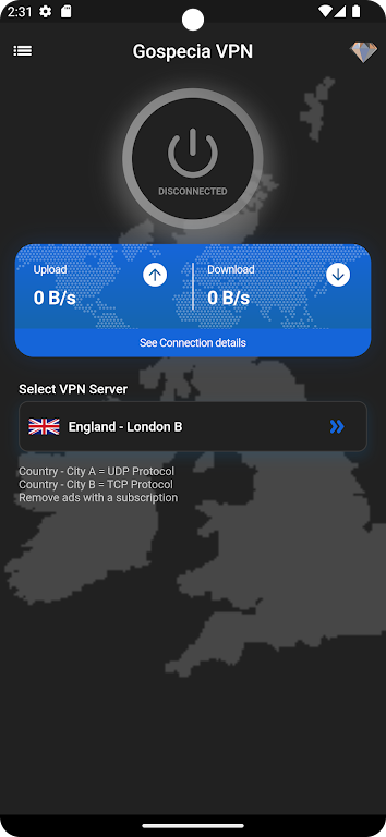 Gospecia VPN  Screenshot 2