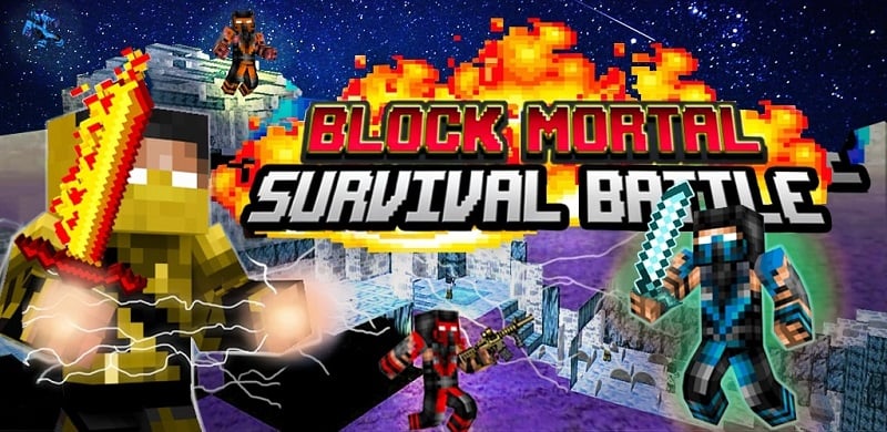 Block Mortal Survival Battle  Screenshot 1