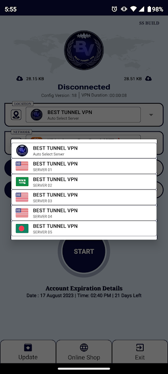 BEST TUNNEL VPN  Screenshot 2