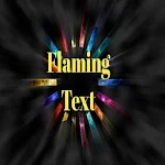 Flaming text APK